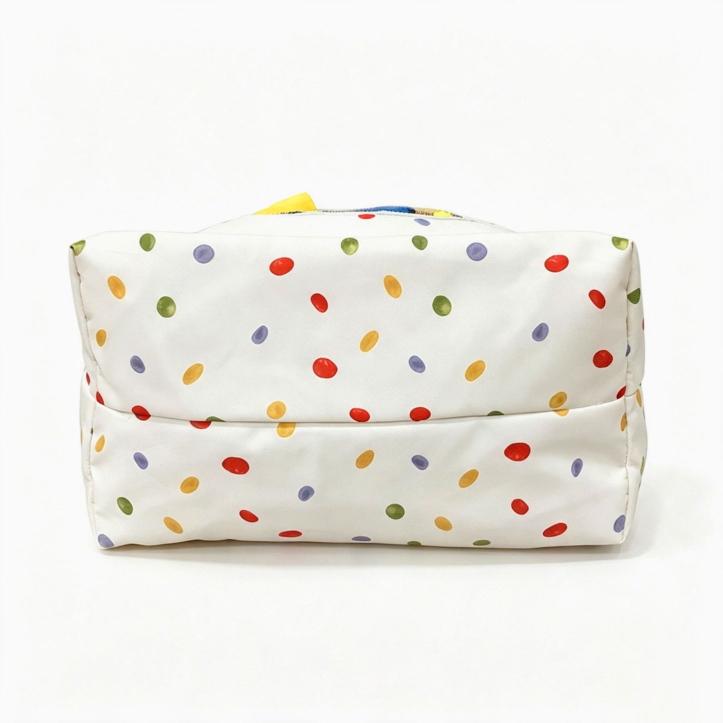 Polka Dot Tote Bag Shoulder Bag with Interior Zipper Pocket