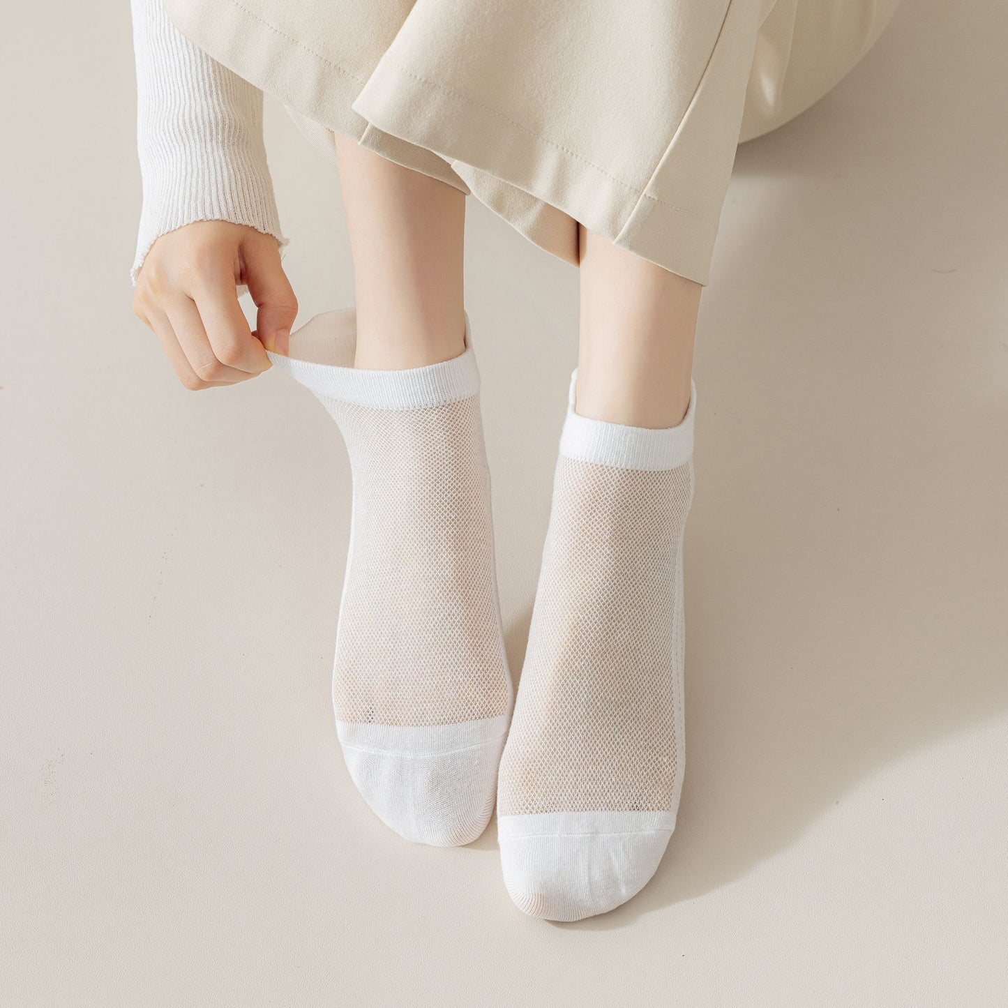 No Show Socks Classic Thin Mesh Breathable 6pk