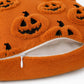 Halloween Pumpkin Ghost Textured Decorative Throw Pillow Cover for Sofa Bed Chair