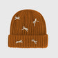 Ribbed Knit Beanie with Bow Accents - Cute Soft Winter Hat for Casual Daily Wear