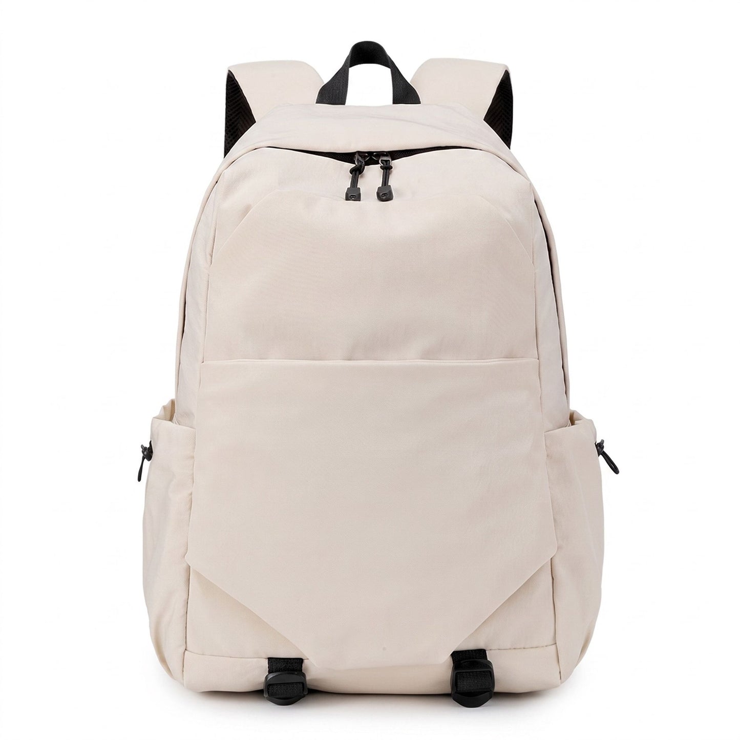 Large Casual Backpack with Multiple Pockets Adjustable Straps and Buckle Details