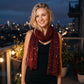 Sequin Sheer Scarf Lightweight Sparkly Shawl Wrap