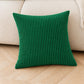 2 Pack Soft Corduroy Throw Pillow Covers 18 x 18 Inch and 12 x 20 Inch