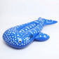 Whale Shark Inflatable Pool Float Lounger with Handles Durable PVC Large Swim Float for Pool Beach Lake 63x29.5in