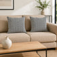 2 Pack Chevron Textured Decorative Throw Pillow Covers