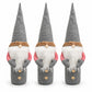 3pk Christmas Gnome Wine Bottle Covers