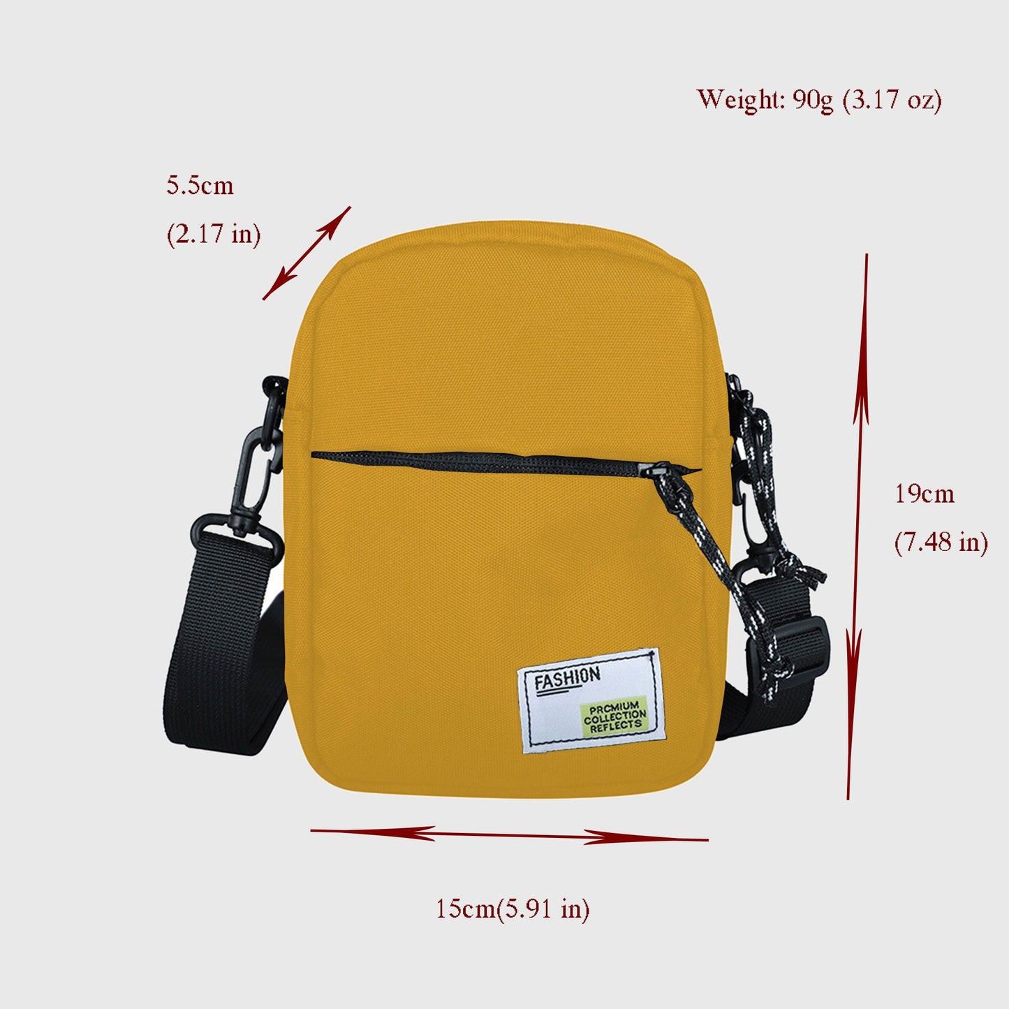 Mini Crossbody Bag - Lightweight Canvas Small Shoulder Bag for Casual Daily & Outdoor Use
