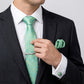 Men's Baroque Floral Tie Gift Set with Matching Pocket Square Cufflinks and Silver Tie Clip