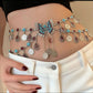 Tassel Metal Waist Chain Adjustable Layered Body Belt Statement Waist Jewelry