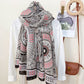 Lightweight Printed Scarf with Intricate Circular Pattern and Soft Draping Design for Stylish Everyday Layering 33.5x71in