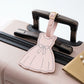 2 Pack Dress Shaped Luggage Tags with Buckle Straps