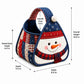 Christmas Santa Quilted Carry Basket DIY Sewing Kit