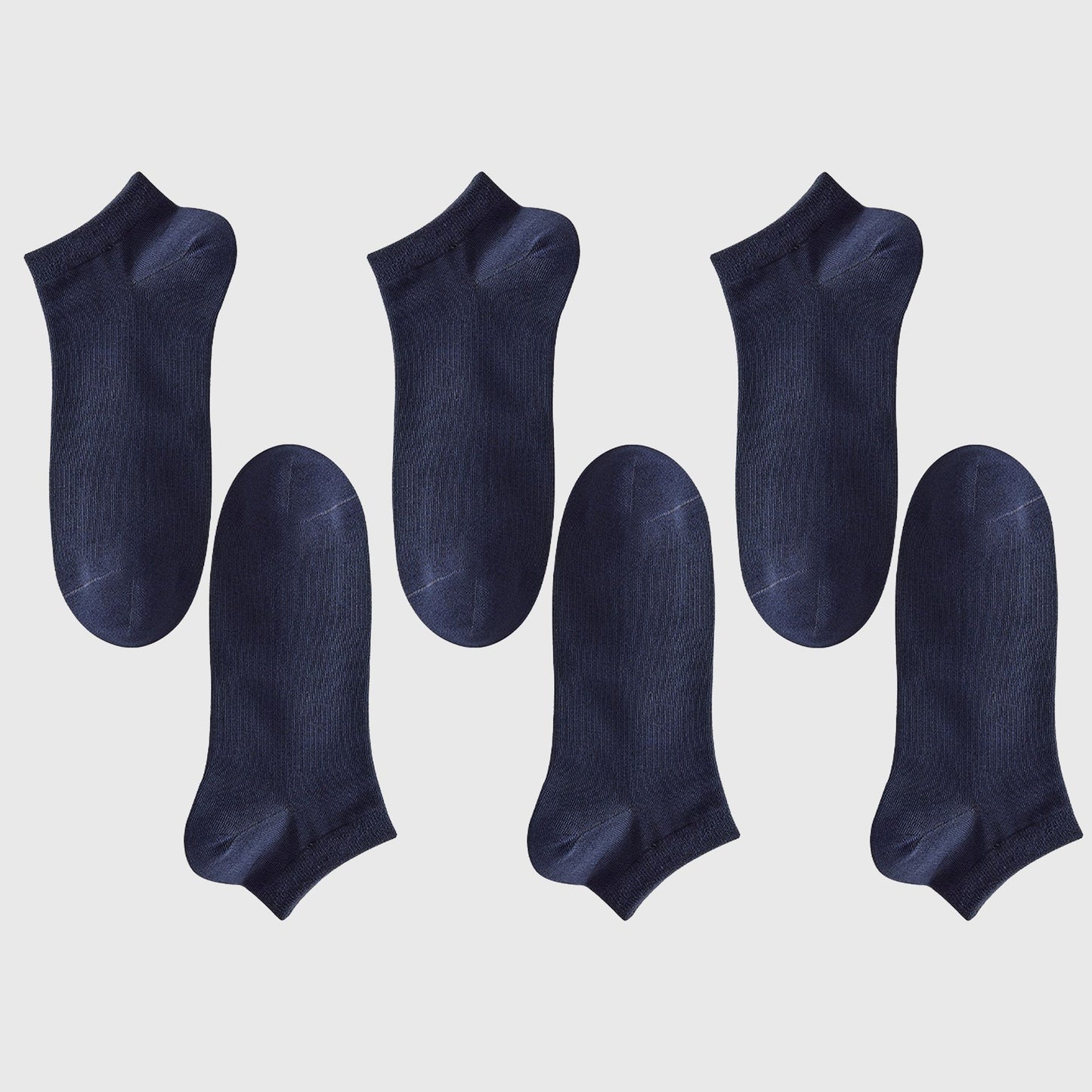 Men's Ankle - Length 6pk Comfort Casual Cotton Socks