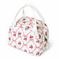 Printed Insulated Lunch Tote Bag with Double Handles and Zip Closure