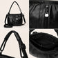 Soft Ruched Faux Leather Shoulder & Crossbody Bag