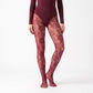 2-Piece Floral Lace Fishnet Tights