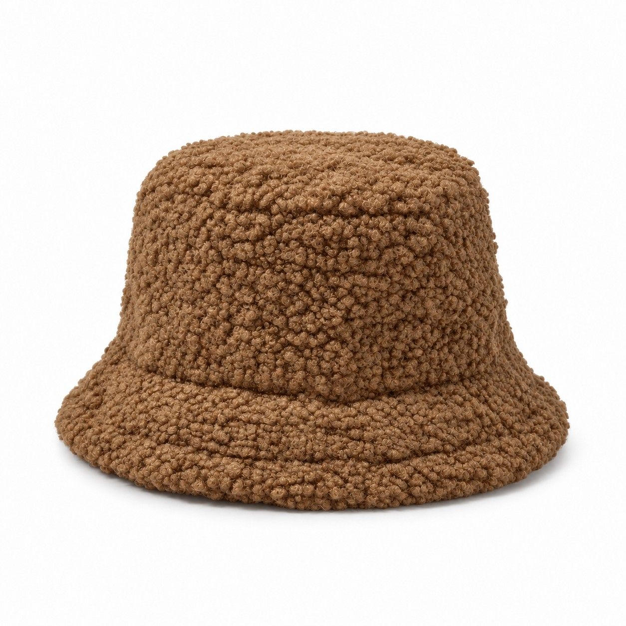 Textured Bucket Hat with Soft Polyester Fabric and Lined Interior