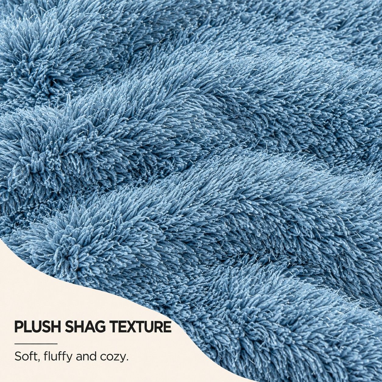 2 Pack Shaggy Faux Fur Throw Pillow Covers 18 x 18 Inch for Couch Sofa and Bed
