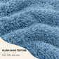 2 Pack Shaggy Faux Fur Throw Pillow Covers 18 x 18 Inch for Couch Sofa and Bed