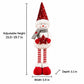 Adjustable Height Sequin Snowman Christmas Decoration