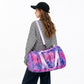 Mesh Duffel Bag with Top Handles Adjustable Shoulder Strap Lightweight Gym Travel Weekender Tote