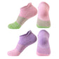2-Pair Set Low-Cut Athletic Socks with Honeycomb Mesh Ventilation Arch Compression and Cushioned Heel Fit