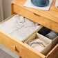 6 Piece Drawer Organizer Set Closet Storage Bins for Underwear Socks Foldable Storage Boxes