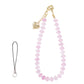 Beaded Phone Wrist Strap with Heart Charm