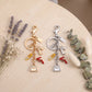 Shoe and Handbag Charm Keychain with Key Ring and Clip