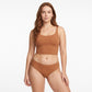 2 Pack Seamless Hipster and Thong Underwear Set