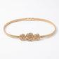 Four Filigree Floral Thin Waist Belt Adjustable Elegant Formal Waist Jewelry 47.2in