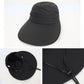 Women's Sporty Wide Brim Sun Visor Hat with Adjustable Back Strap Lightweight UV Protection Cap for Outdoor Activities