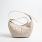 Soft Faux Leather Crescent Shoulder Bag Adjustable Strap Slouchy Everyday Crossbody Purse