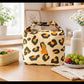 Foldable Insulated Lunch Bag Large Capacity Roll Top Lunch Tote with Buckle Closure