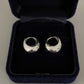 Women's Thick Hoop Earrings with Rounded Modern Design