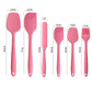 6-Piece Silicone Spatula Set with Handles, Flexible and Durable Kitchen Tools for Cooking and Baking