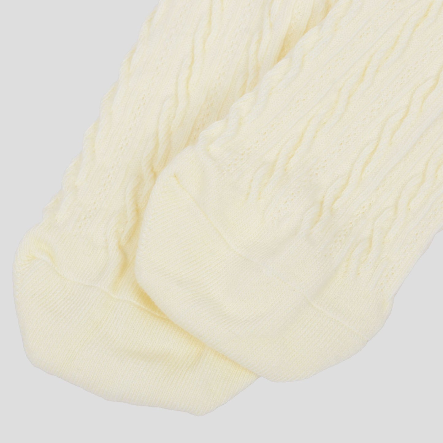 Classic Crew Socks Cable-Knit Cotton for Casual Stability and Comfort 2 Pairs