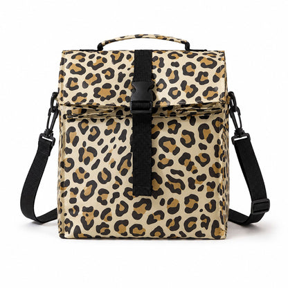Insulated Lunch Backpack with Buckle Flap and Top Handle