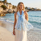 Floral Print Lightweight Chiffon Scarf Soft Sheer Fashion Shawl Wrap 59¡Á19.5 Inches