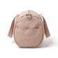 Mini Barrel Satchel Bag with Detachable Crossbody Strap