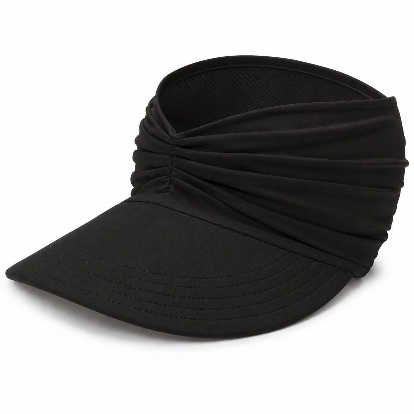 Pleated Visor - Lightweight Sport Sun Hat for Beach and Tennis