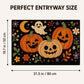 Fall Pumpkin Halloween Doormat Nonslip Entryway Rug 19.7 x 31.5 Inches