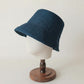 Solid Bucket Hat with Small Brim