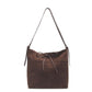 Adjustable Shoulder Bag Bow Detail Large Hobo Tote with Zipper Closure