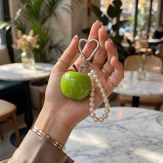 Bag Charm with Hanging Clip and Decorative Accent