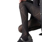 Diamond Pattern Knit Tights with Stretch Fit Suitable Height 5'1-5'8