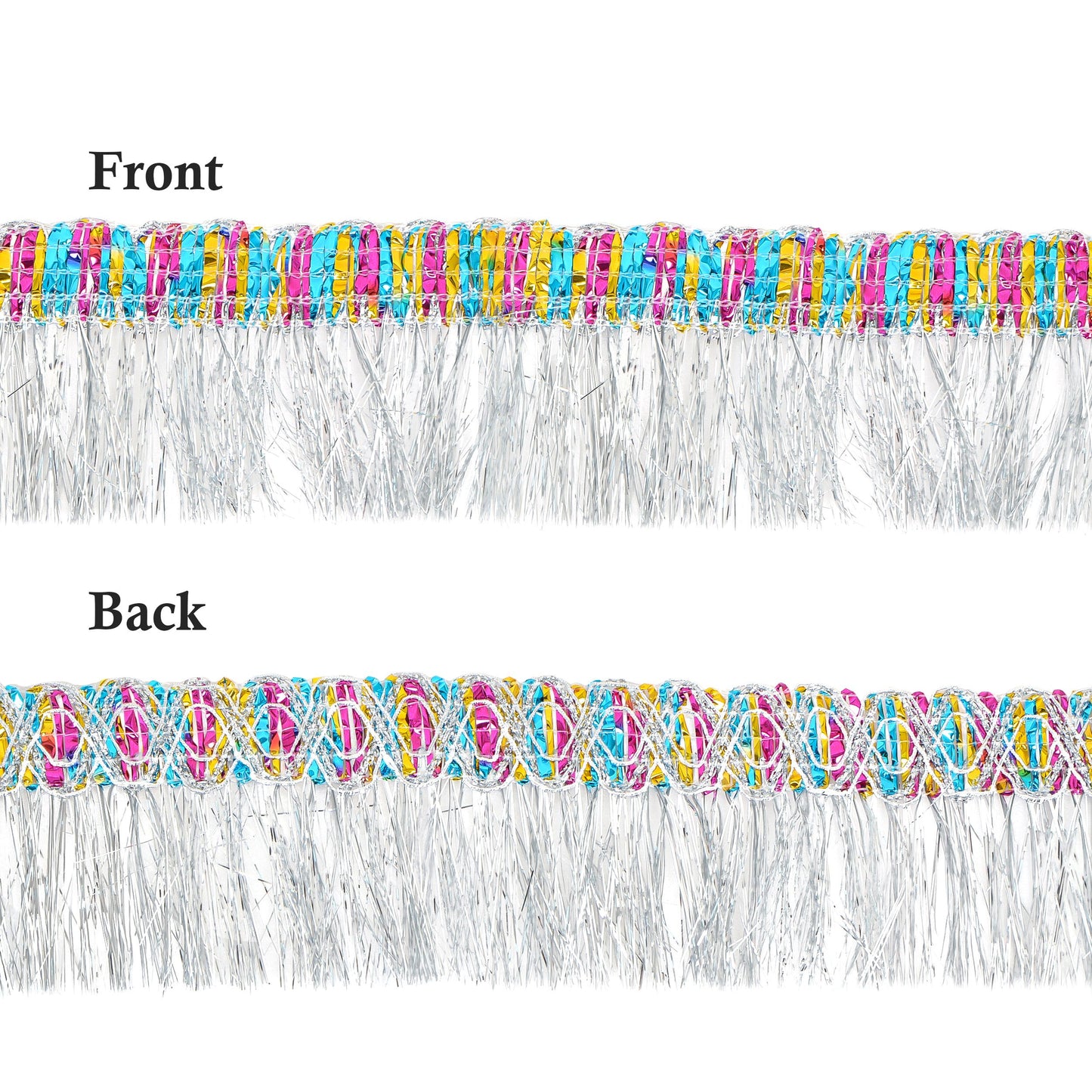 Fringe Tassel Lace Trim, 11 Yards 2.2 inch Wide, Sewing Trim for DIY Craft Garment Curtain Lamp Shade Tablecloth Stage Decoration