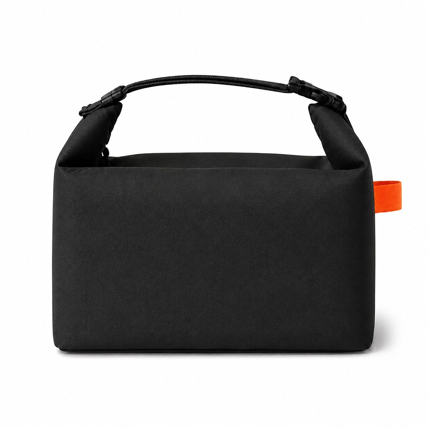 Insulated Roll Top Lunch Bag with Buckle Handle and Leak-Resistant Lining