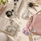 Music Theme Headphones Guitar Microphone Keychain Set