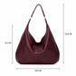 Oversized Slouchy Hobo Shoulder Bag with Adjustable Strap